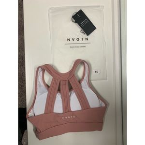 NVGTN Nude/Pink Trio Bra in XS